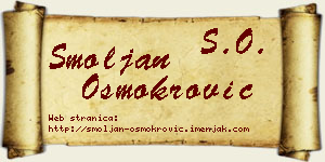 Smoljan Osmokrović vizit kartica